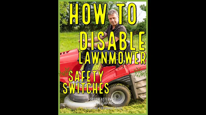 how to Bypass brake safety switch riding lawnmower