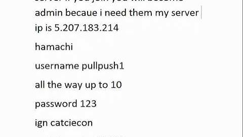 minecraft server that needs admins