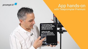 Hands-on with Teleprompter Premium app.