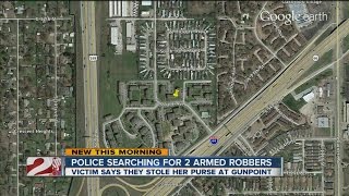 Police searching for two armed robbers