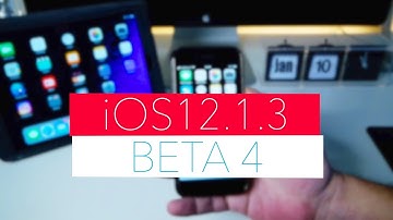 iOS 12.1.3 Beta 4 - What´s New / Performance