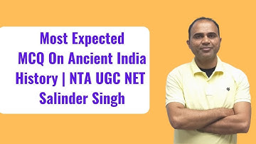 Most Expected MCQ On Ancient India | History |Academic zone Live - NTA UGC NET | Salinder Singh