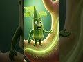 Lady Finger Turns Into a Superhero 🦸♀️ | Healthy AI 3D Animation Short#ai #shorts #shortsfeed