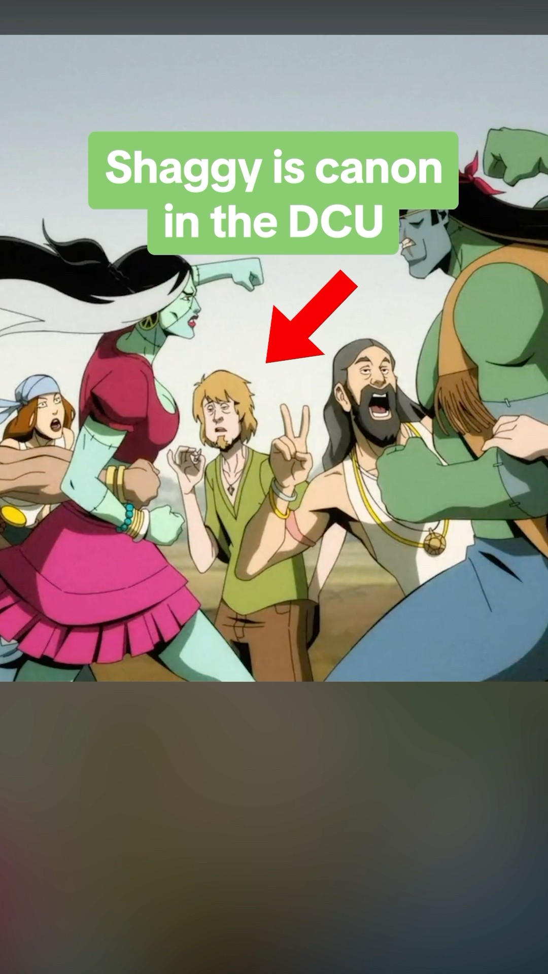 Did you catch Shaggy in James Gunn’s Creature Commandos? #dcu #shaggy #scoobydoo #jamesgunn #dc #max