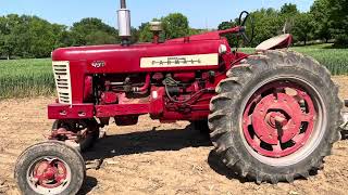 Farmall 450 Tractor Spreading Fertilizer