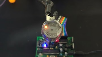 Driving a Burroughs type B-9012 PIXIE tube with a Classic Revision 6 Arduino Nixie Clock controller.