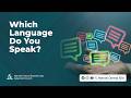 Which Language Do You Speak March 21 2026