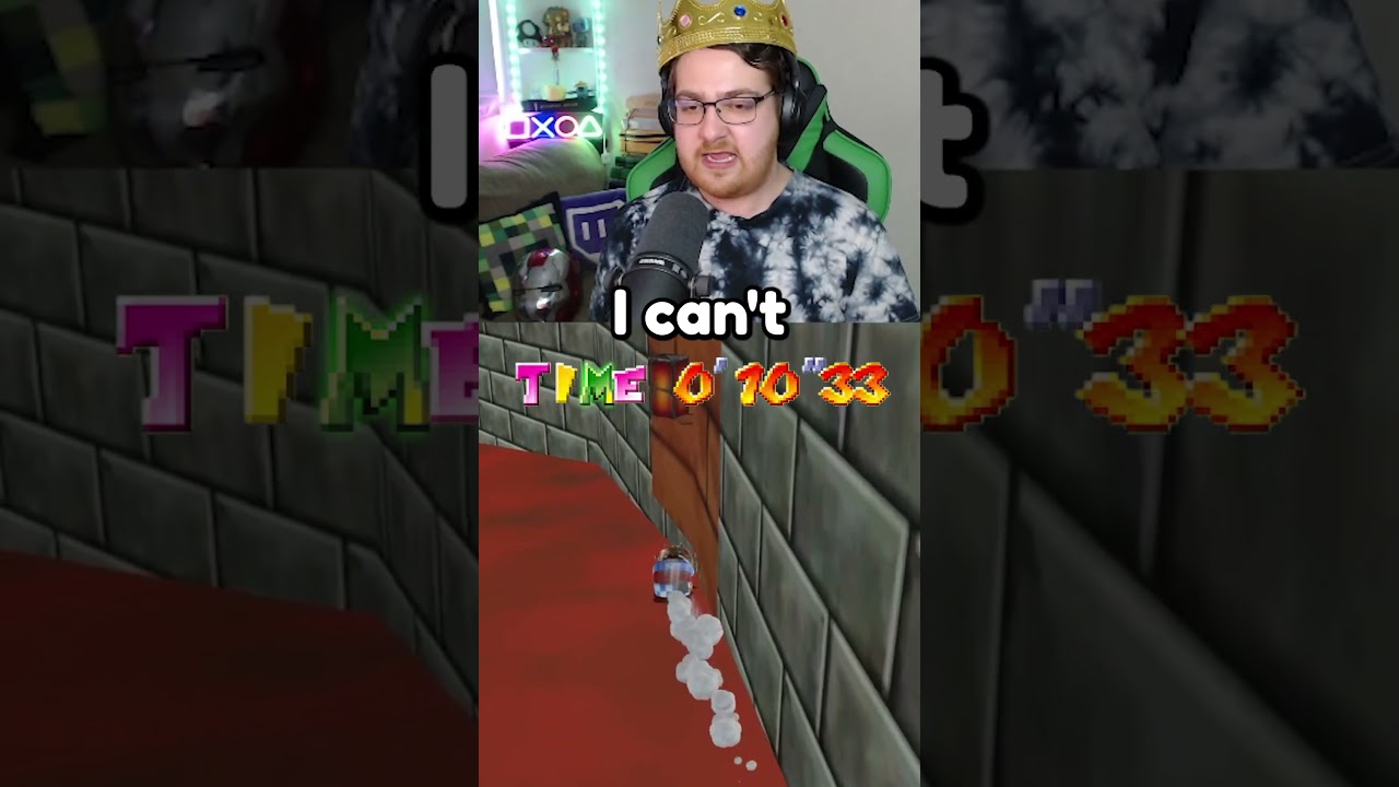 How To Skip The Princess's Secret Slide #SuperMarioOdyssey #SuperMario64 #Speedrun