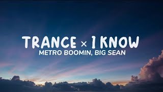 METRO BOOMIN, BIG SEAN - TRANCE X I KNOW (LYRICS) (TIKTOK VERSION)