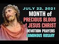 ♥︎July Devotion♥︎Precious Blood of Jesus♥︎July 22 ♥︎ Holy Rosary Luminous Mysteries VIRTUAL Thursday