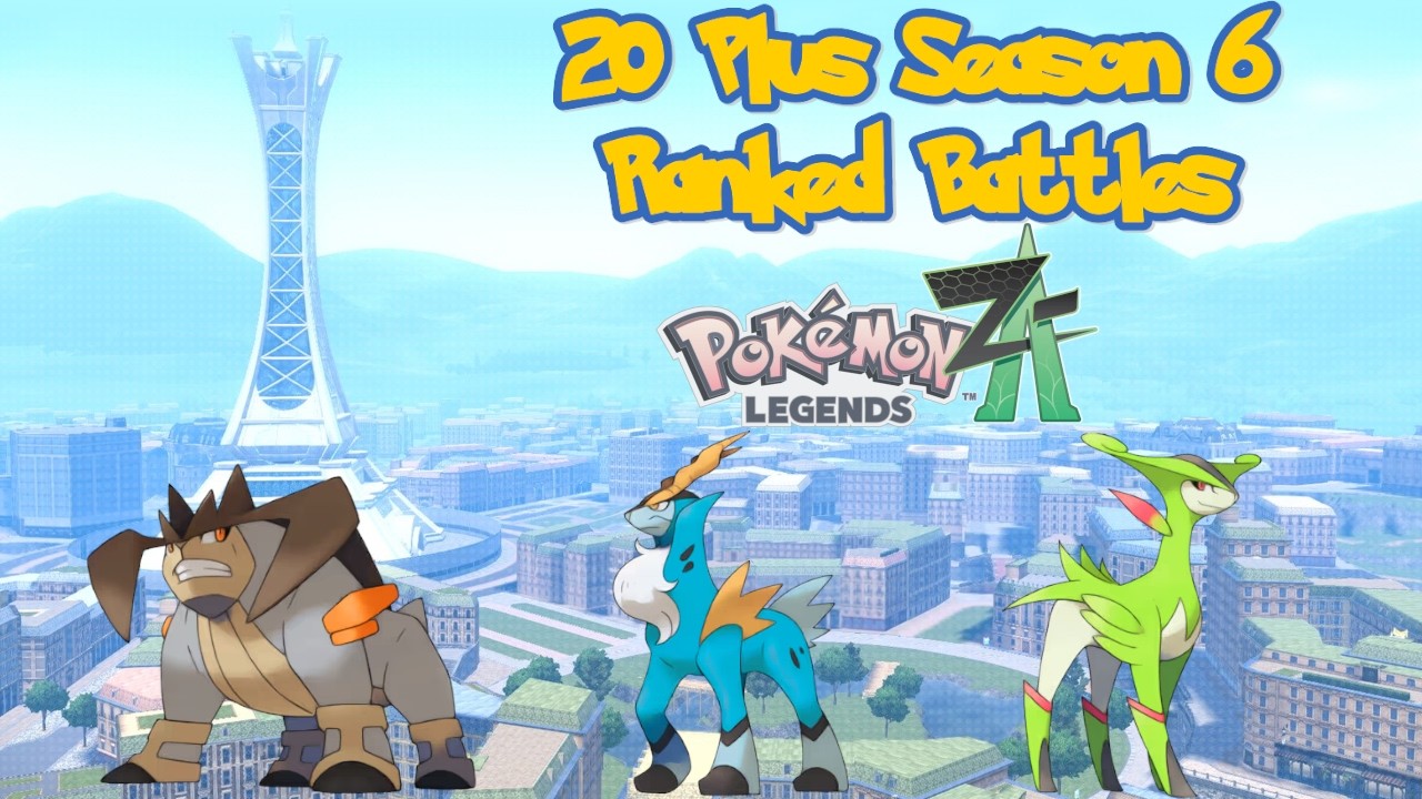 Swords Of Justice Trio In Season 6 - 20 Plus Pokemon Legends Z-A Ranked Battles No Commentary