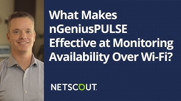 One Smart Question: What Makes nGeniusPULSE so Effective at Monitoring Availability Over WI-Fi?