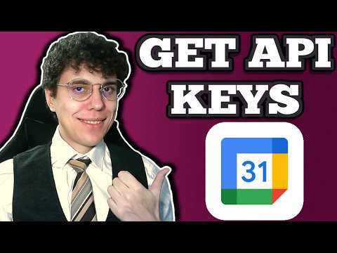 Step-By-Step Get Google Calendar Meet API Keys