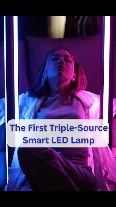 Adellight: the first independent triple-channel LED lamp #ledlights #party #dance #homedecor