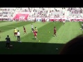 第10節 神戸vs川崎 試合前練習