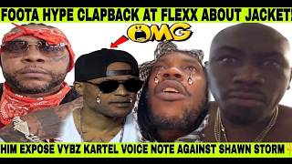 BIG W@R! VYBZ KARTEL VOICE NOTE DISS SHAWN STORM FOOTA HYPE LEAK! ALL FLEXX FOOTA BLAST BOUT JACKET