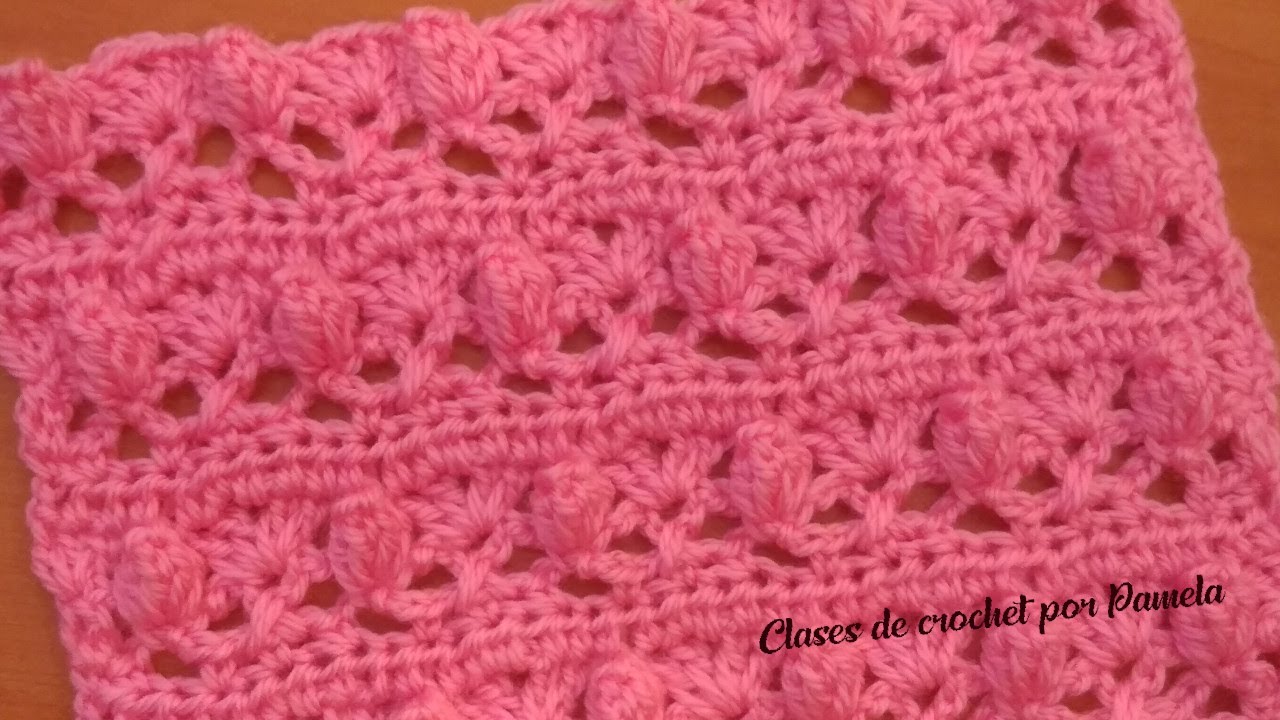 como tejer un hermoso punto fantasia a crochet ganchillo nro 104 youtube crochet crochet mandala crochet washcloth
