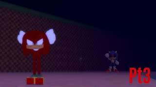 Knuckles beats up Sonic.exe [Sonic.exe The Disaster PT 3]