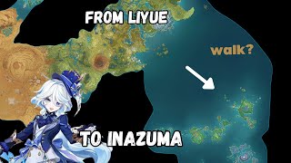 Can Furina Walk From Liyue To Inazuma