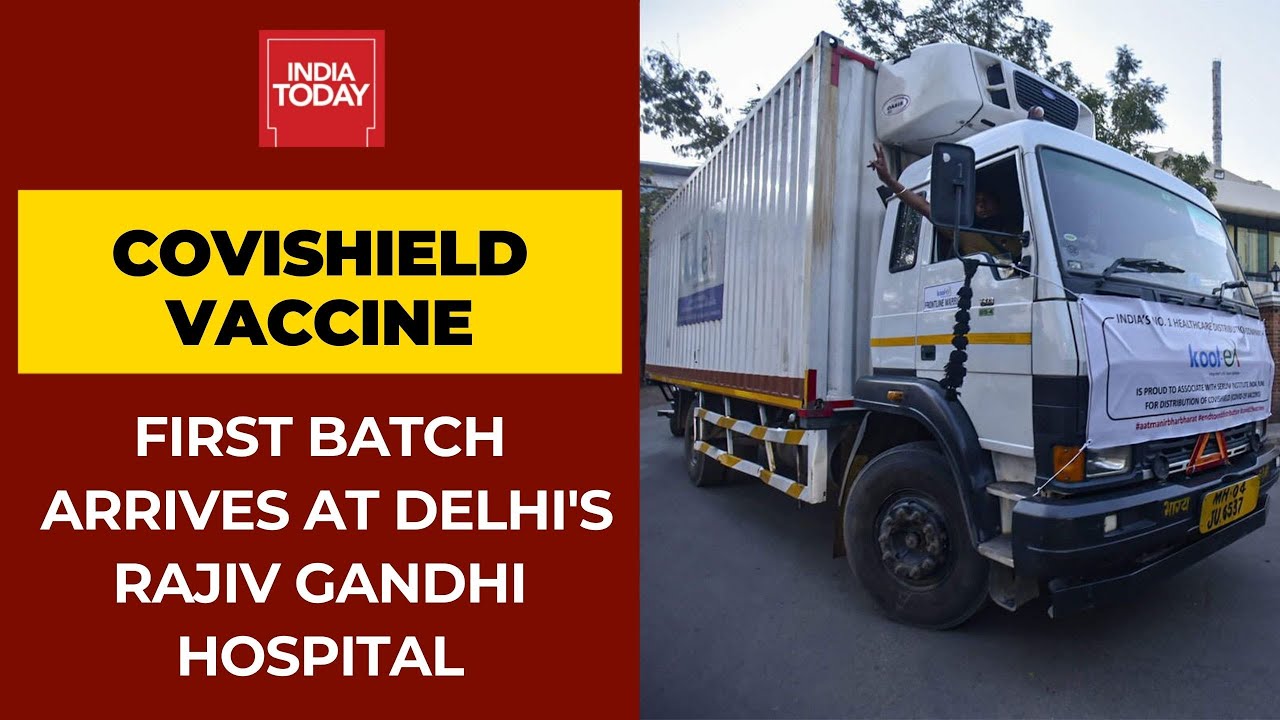 Covid Vaccine: First Batch Of Covishield Vaccine Arrives At Rajiv Gandhi Hospital In Delhi