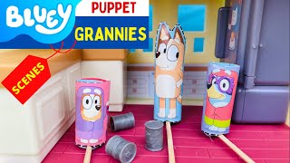 Bluey Puppet Grannies Scenes Pretend Play With Bluey Toys Disney Jr Abc Kids