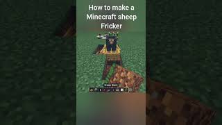 How to make a Minecraft sheep fricker #minecraft #tutorial #minecrafttutorial