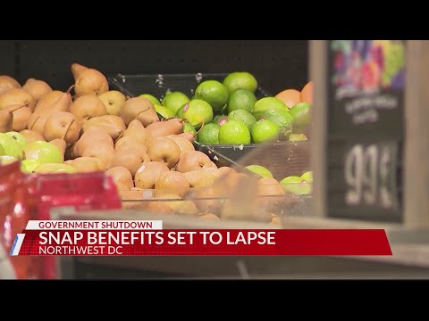 SNAP benefits set to lapse during amid government shutdown