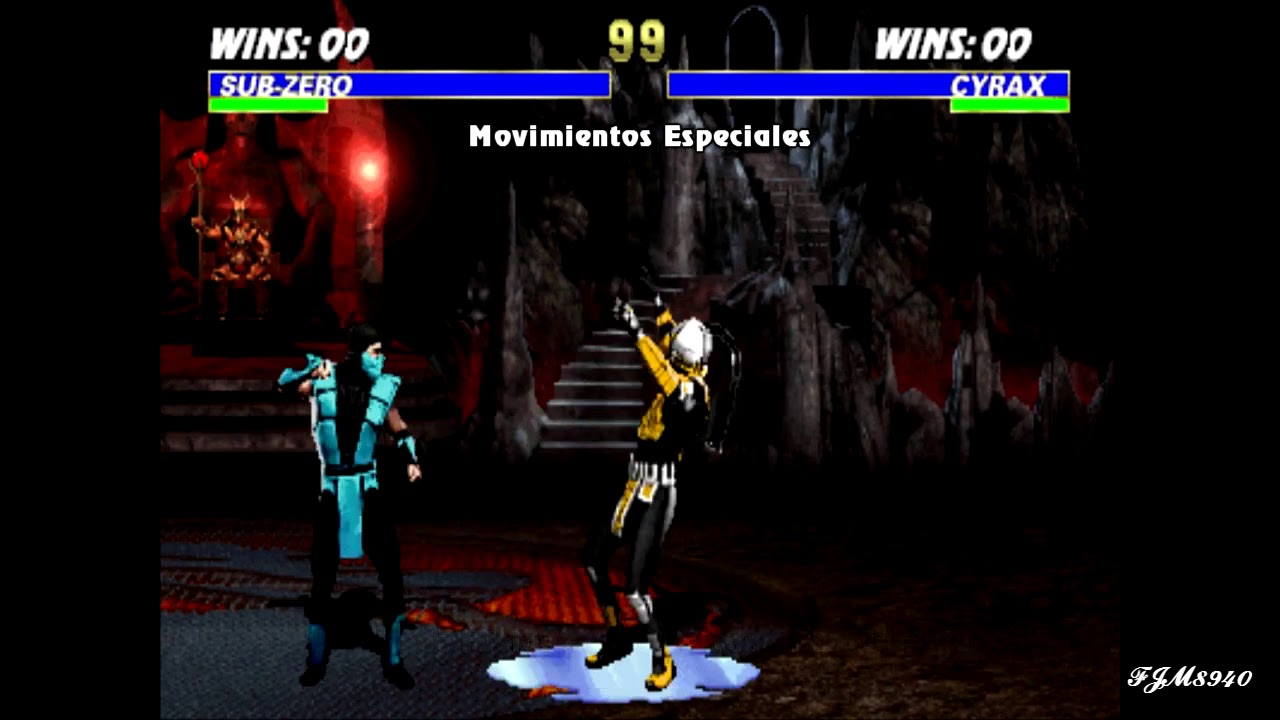 UMK3 Guia - Sub Zero (Clasico) - YouTube