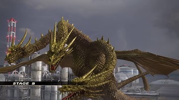 GODZILLA PS4 KING OF KAIJU MODE Battra Larva