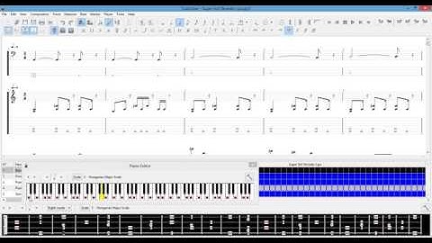 TUXguitar fretboard viewer modes*(tutorial)