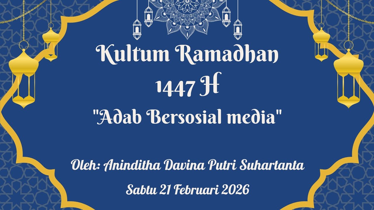 KULTUM RAMADHAN ✨| 