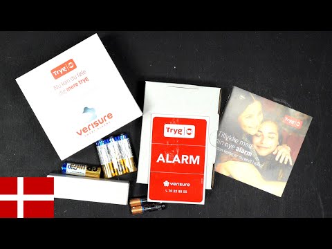 Verisure Alarm System - Udpakning, Setup & Test (Dansk)