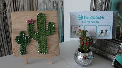 DIY Cactus String Art Tutorial