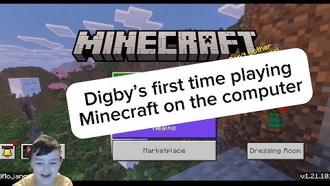 Digby’s First Minecraft Build Attempt (Trying to Make McDonald’s!)