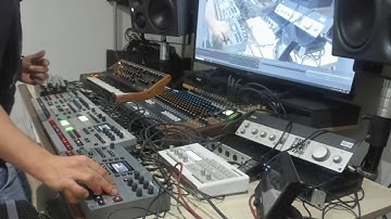 Andee jay-Techno Jam with elektron, moog 04.01.2021