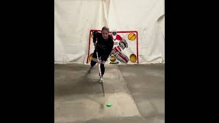 Hockey Time Off Ice Training - Stickhandling on One Leg While Striding With Raised Leg
