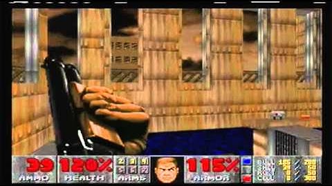 Doom 2: No Rest For The Living (Ultra-Violence) - Map 1: The Earth Base (UV-Max)