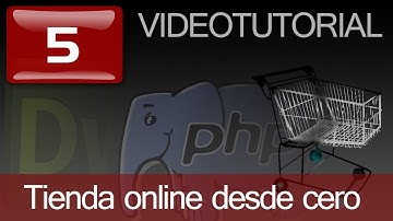 Tutorial: Como hacer tienda online en PHP con Dreamweaver. Capitulo 5
