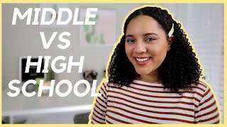 Substitute Teaching for Middle School vs High School