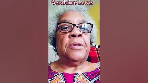 Reach Out And Touch - sung by Geraldine Lewis