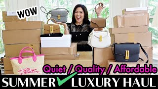 SUMMER LUXURY HAUL | Quiet luxury? | 6 Quality yet Affordable designer bags | &#39;REQUESTED&#39; | CHARIS❤️