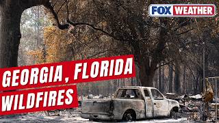 Georgia And Florida Wildfires Fueled By Strong Wind Gusts And Dry Conditions