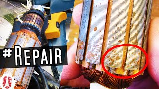 MOTOR PUZZLE! Restoring A Hammer Drill Part 3 - Removing Rust From The Armature / Stator #HowTo #DIY