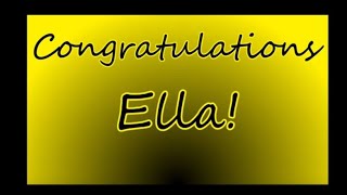 Ella Graduation Slideshow