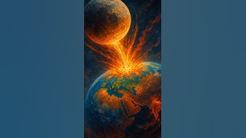 If the Moon Collided with Earth 😱 #shorts #facts