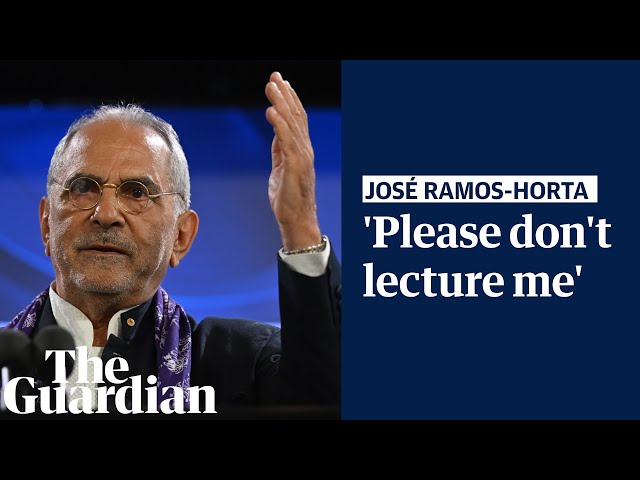 Ramos-Horta on Timor-Leste using fossil fuels: 'Please don't lecture me'