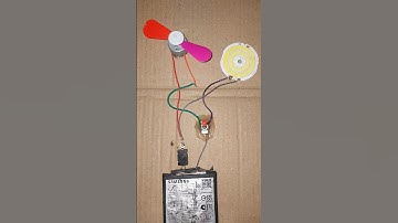 "How One Switch Controls Both Light and DC Fan" #tech #dcmotor #shorts #viral #video #project #diy