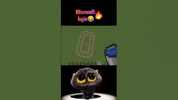 funny Minecraft logic🤣 #minecraft #shorts #youtubeshorts