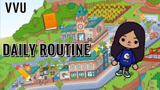 COLLEGE DAILY ROUTINE AT VVU || TOCA LIFE