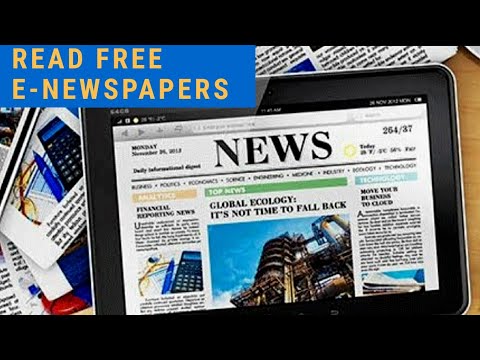 How to read free e-newspapers | online news | free access
